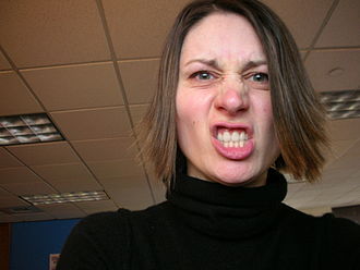 Mujer enojada